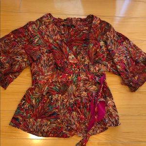 Nanette Lepore wrap top -worn once!